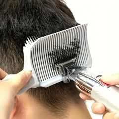 2 Piece Set Multifunctional Long Handle Men's Gradient Haircut Comb