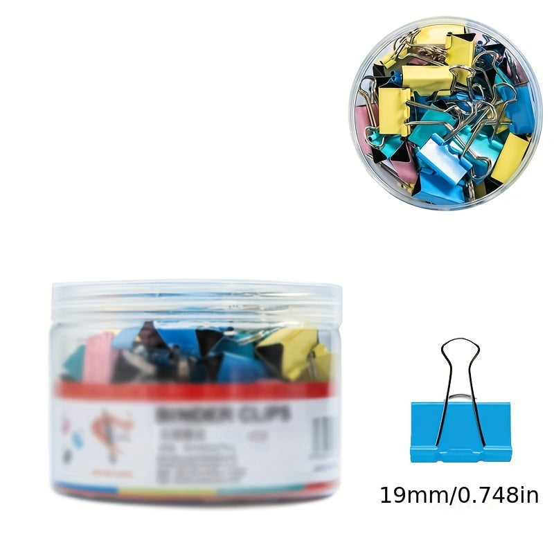 12pcs Metal Paper Clip Long Tail Stationery Test Paper Strong Iron Clip