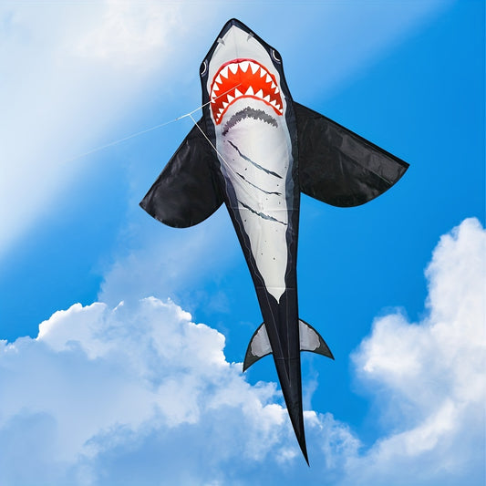 3D Cartoon Shark Kite for Outdoor Sports Flying - Beach Park