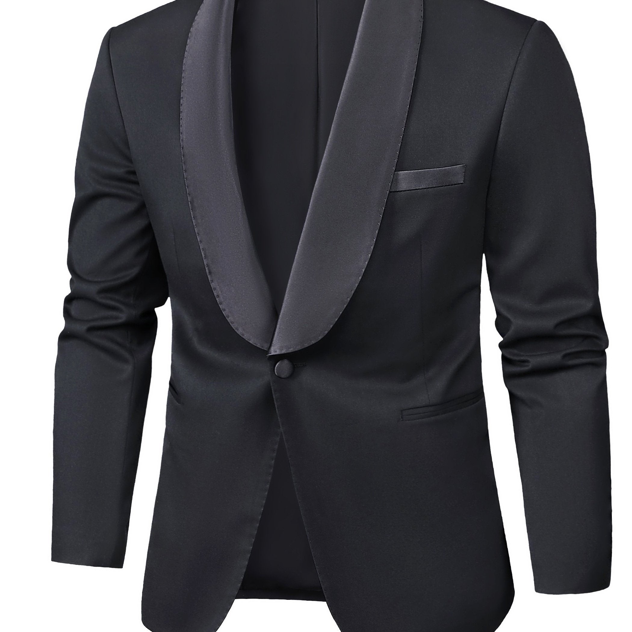 Shining Lapel Tuxedo Jacket Men s Casual Dinner Jacket For Wedding Banquet