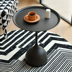 Minimalist Style Side Table Iron Coffee Tray Sofa Living Room Corner Bed