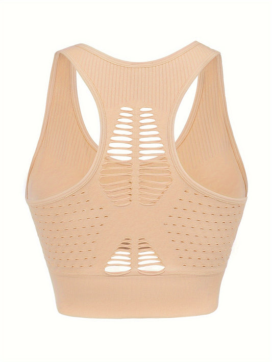Plus Size Sports Bra Women's Plus Racer Back Bralette