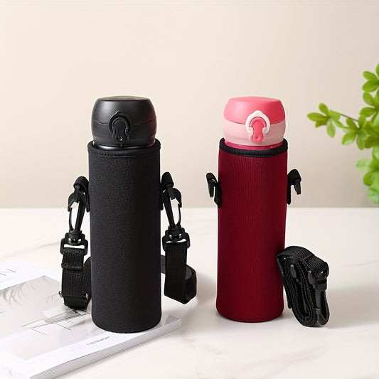 Insulated Cup Cover With Shoulder Strap for Outdoor Camping