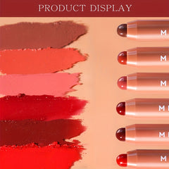 6 Colors Velvet Lipstick Set Matte Lip Gloss Long Lasting Nourishing Moistur