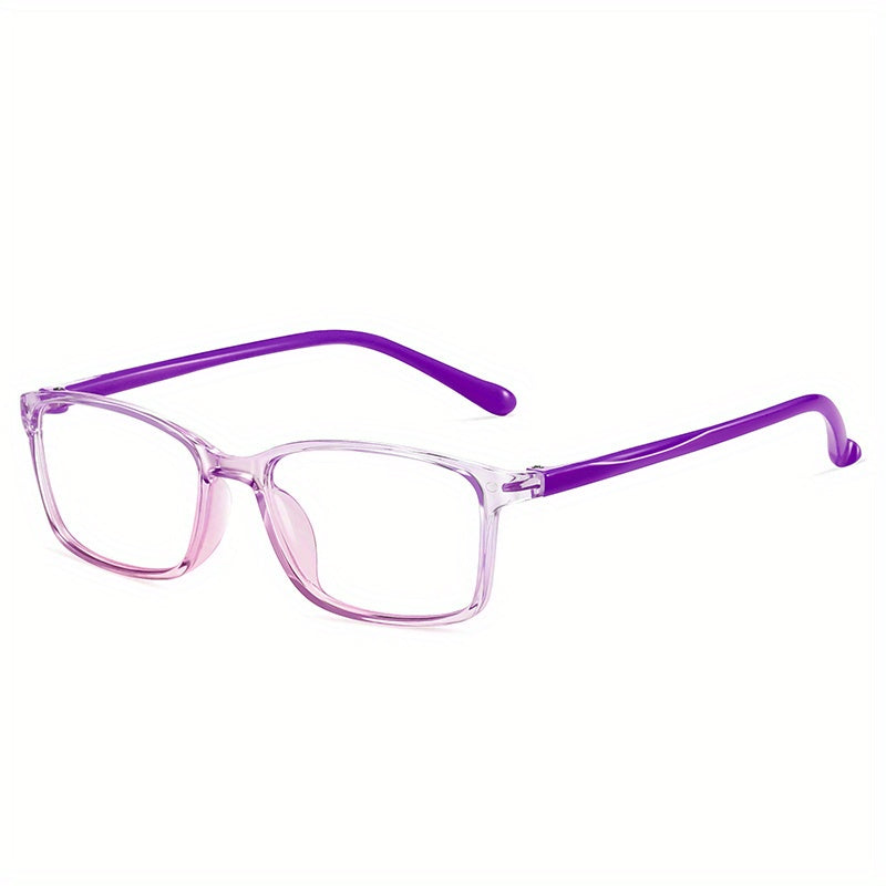 Kids' Light Blocking Computer Glasses, Square Full Frame Anti-Glare Eyewear