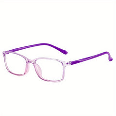 Kids' Light Blocking Computer Glasses, Square Full Frame Anti-Glare Eyewear
