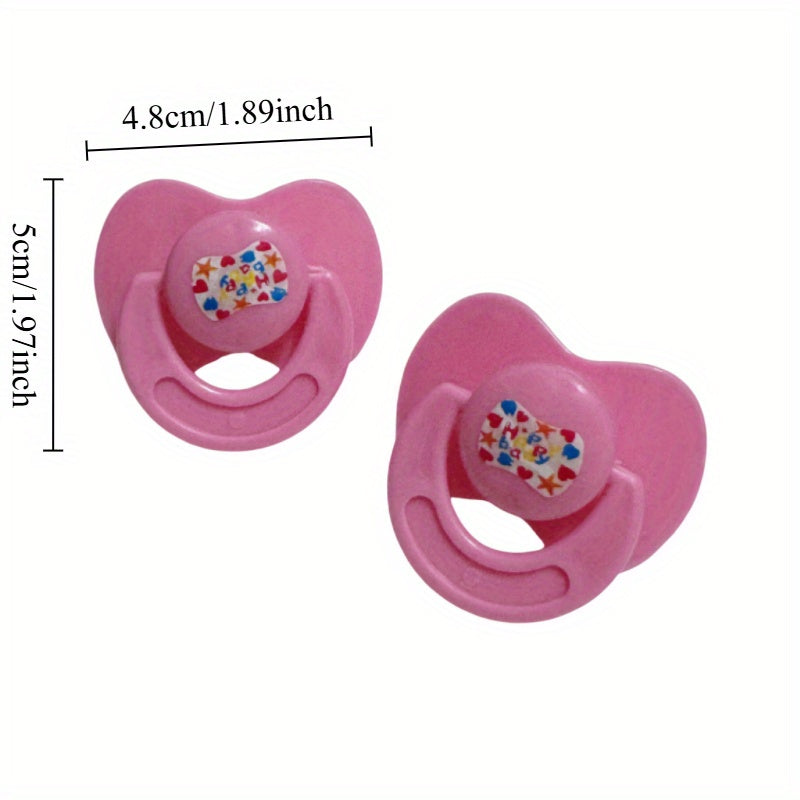 Mini Sucker Doll Pacifier for Doll House -  Plastic Simulation Mini Pacifier
