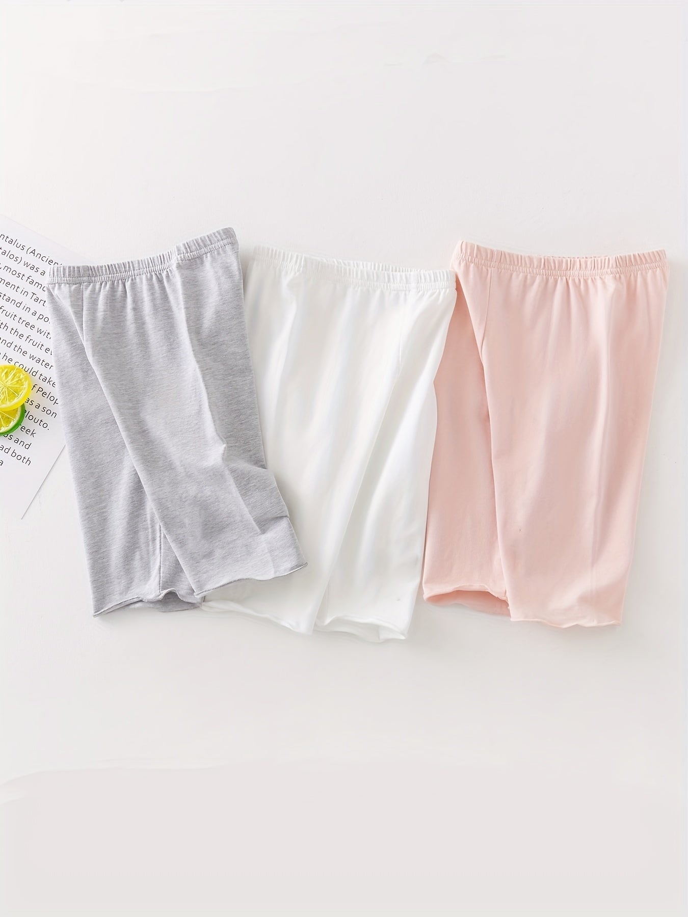 Girls Thin Cotton Bottoming Shorts Mid Stretch Quick drying Shorts