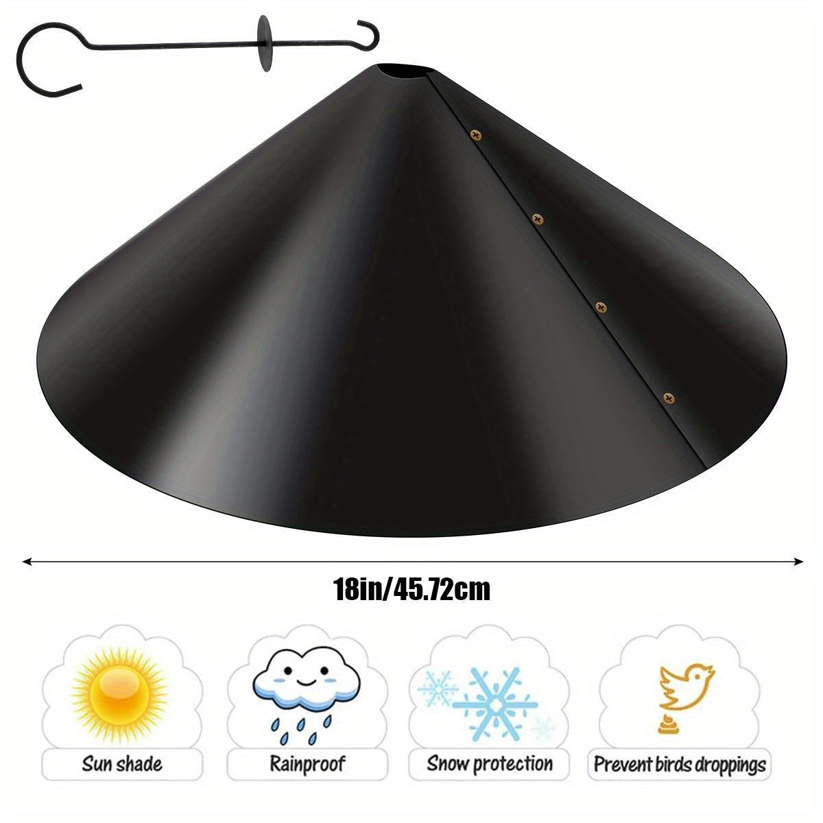 45 72 Cm Squirrel Baffle Wrap Around Squirrel Proof Baffles