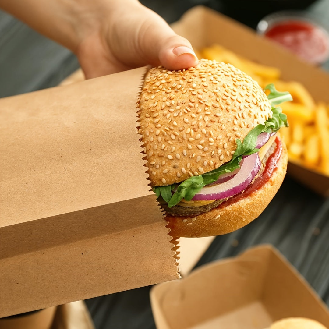 40pcs Food Packaging Paper Bags - Small Business Supplies