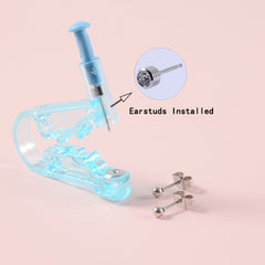 3 PCS Piercing Tool Set with Steel Ball Stud Earrings