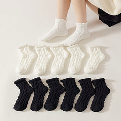 12 Pairs Cozy Fuzzy Socks Women's Stockings & Hosiery