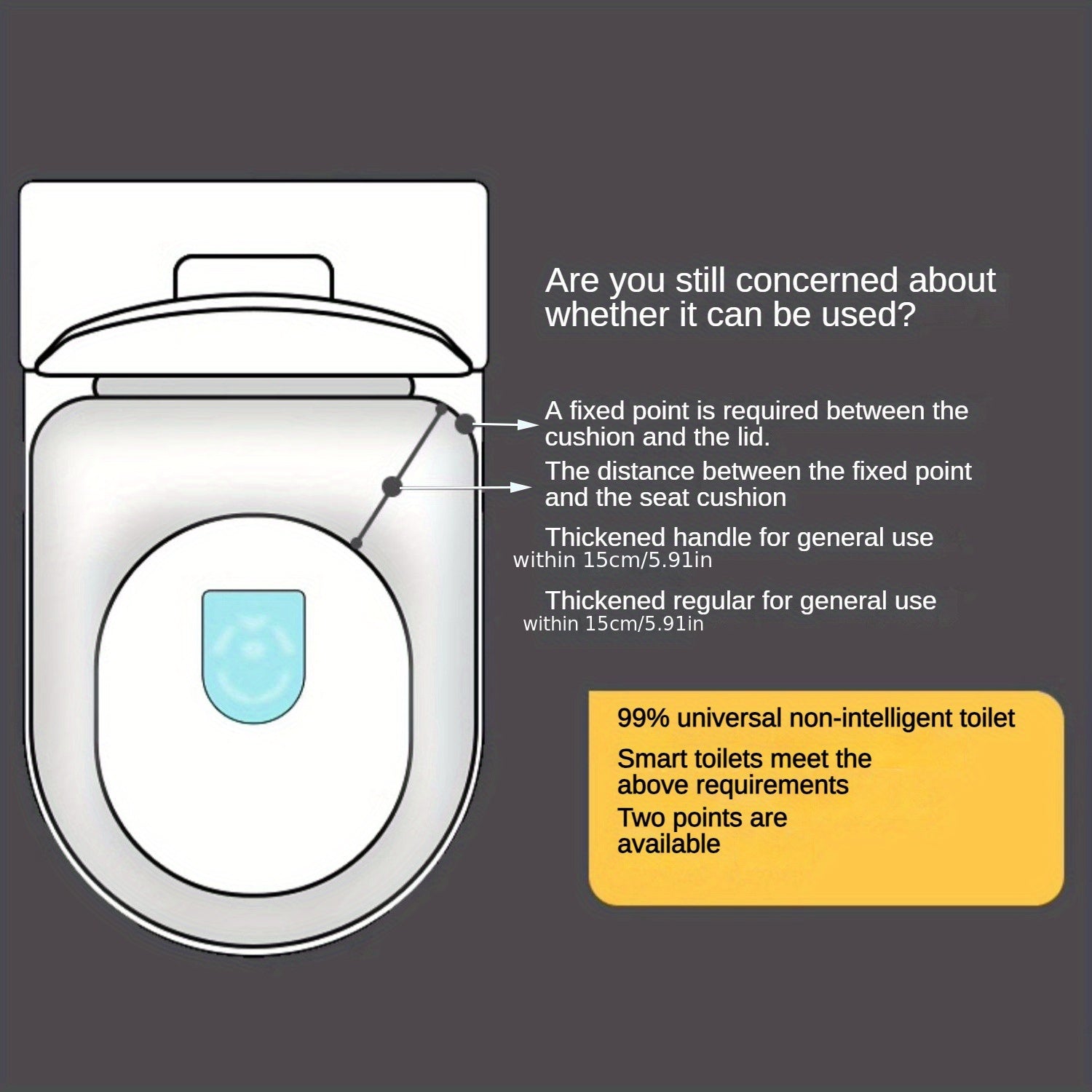Winter Plush Toilet Seat Cushion - Detachable & Reusable Ring Cushion