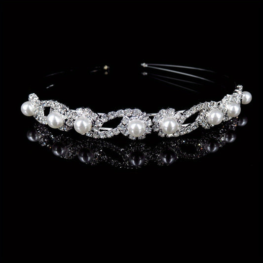 Sparkling Rhinestone Headband for Party Performance - Girls Gift