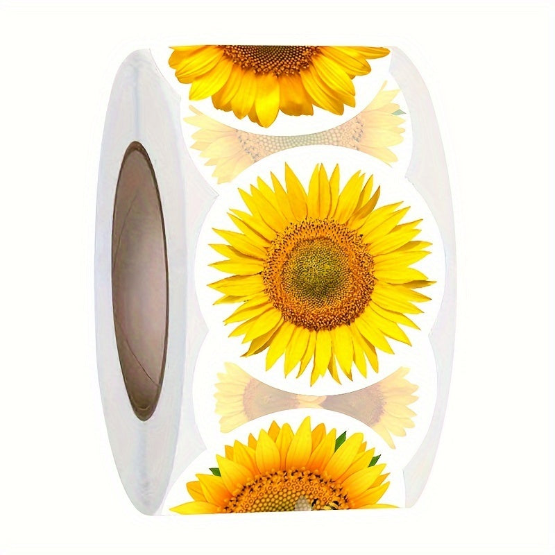 3 Sunflower Stickers 8 Patterns Envelope Candy Biscuit Gift Party Decoration
