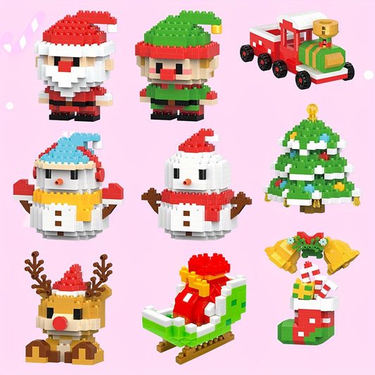 Christmas Characters Building Blocks Toys Set