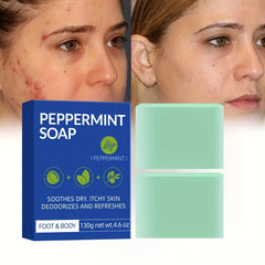 Peppermint Pampering Body Soap Deodorant 130g
