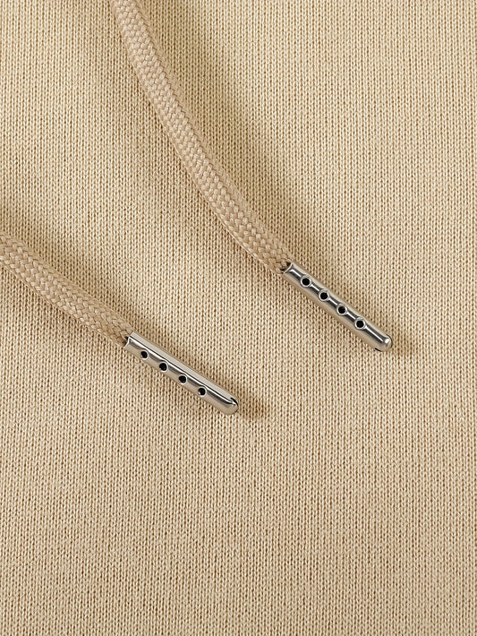 Chinese Characters Print Men's Hooded Sweatshirt for Autumn Winter