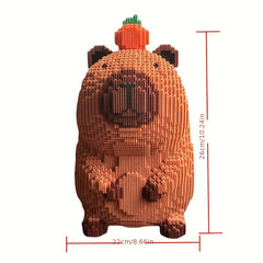 12053pcs Giant Capybara Building Blocks Animal Series Building Sets