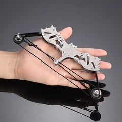 Stainless Steel Mini Bow Decompression Toy for Outdoor Activities