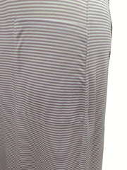 Women's Plus Stripe Print Round Neck Cami Dress