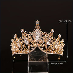 Rhinestone Crown Tiara Bridal High Sense Wedding Photography