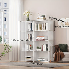 Corner Bookshelf for Small Space Bedroom