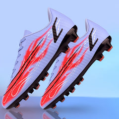 Youth Breathable Anti Slip Soccer Cleats Firm Ground Training Shoes