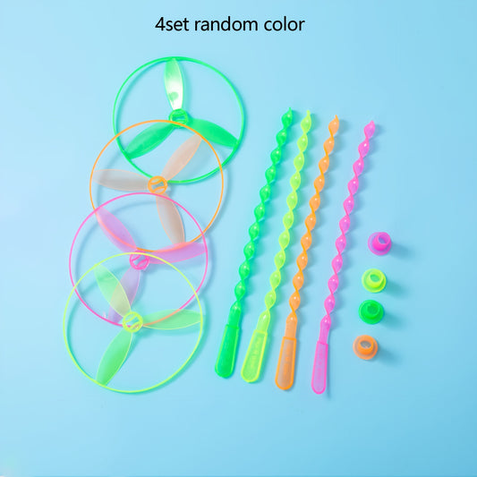 Interactive Bamboo Dragonfly Flying Toy for Outdoor Chase Game