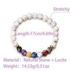 Seven Colors Energy Bracelet Agate Natural Chain
