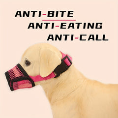 Soft Mesh Dog Muzzle for Small to Medium Dogs