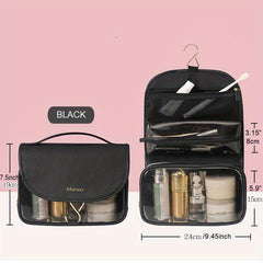 Travel Hanging Toiletry Bag Makeup Cosmetic PU Leather Waterproof Organizer Pink