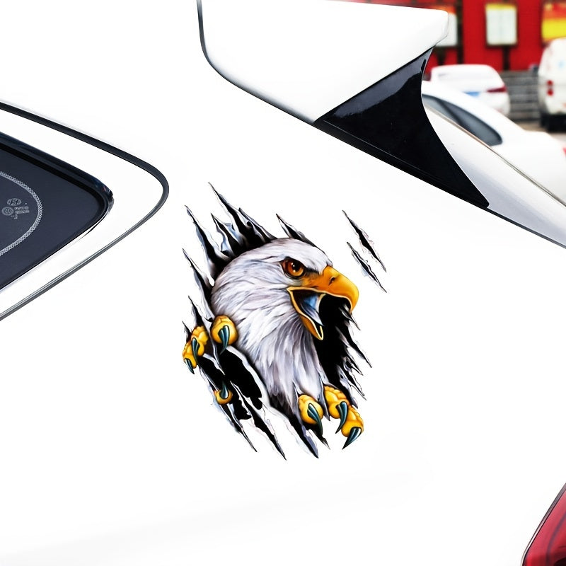 Eagle Car Styling 3D Cartoon Motorcycle Sticker Vinyl Car Body Decoration