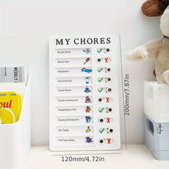 11pcs Cardholder with 10 Blank Papers - Time Management Plan Table