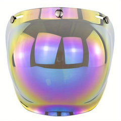 Open Face Helmet Visor Bubble Flip Up Motorcycle Visor Lens Accessory