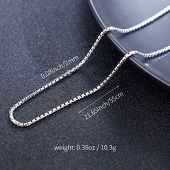 S925 Men's Hip Hop Sterling Silver Necklace Chain Variety