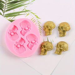Resin Skull Silicone Mold for Cake Decoration