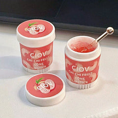 Strawberry Lip Balm Ice Cream Cone Honey Flavor Petrolatum Lipstick