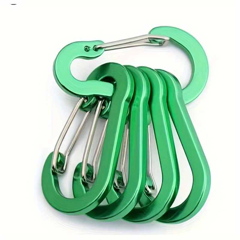 5pcs Stainless Steel Clip Buckle for Camping Hiking