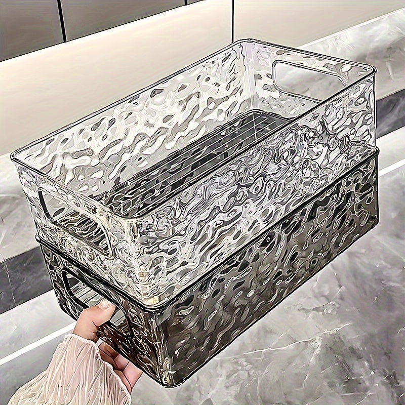 Clear Desktop Storage Box for Cosmetics Makeup Jewelry Food Books