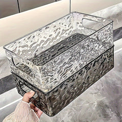 Clear Desktop Storage Box for Cosmetics Makeup Jewelry Food Books