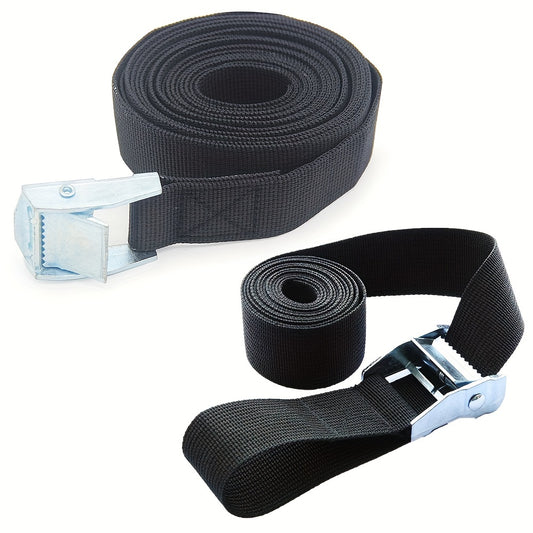 Heavy Duty Ratchet Strap with Metal Buckle - Cargo Binding
