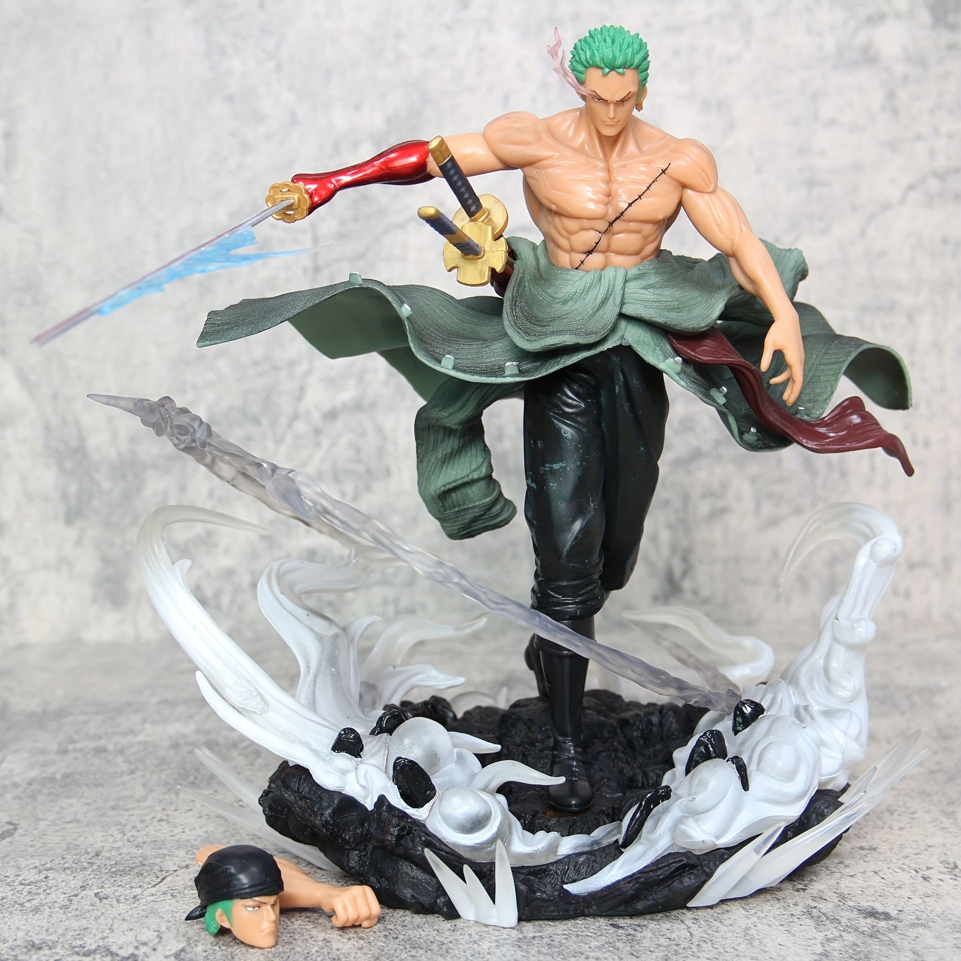 Anime Figure Model Ornaments with Replaceable Hands and Double-Headed Design