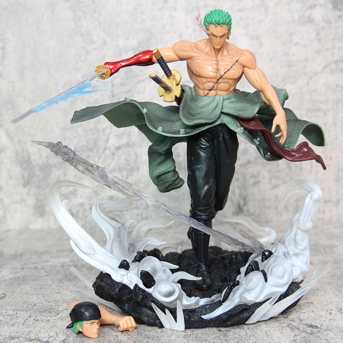 Anime Figure Model Ornaments with Replaceable Hands and Double-Headed Design