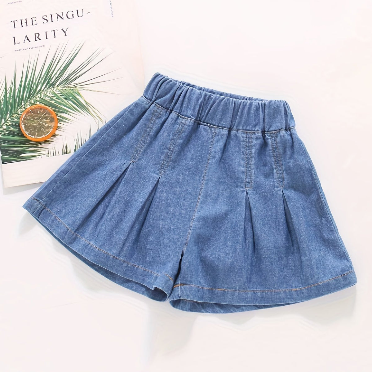 Toddler Girls Loose Denim Shorts Kids Summer Cotton Clothes