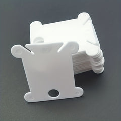 100 Plastic Thread Spools Dental Floss Kit for DIY Embroidery