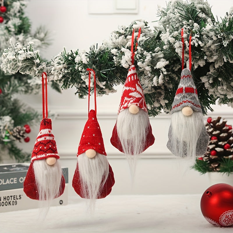 Christmas Doll Pendant Santa Claus Figure Christmas Tree Party Gift