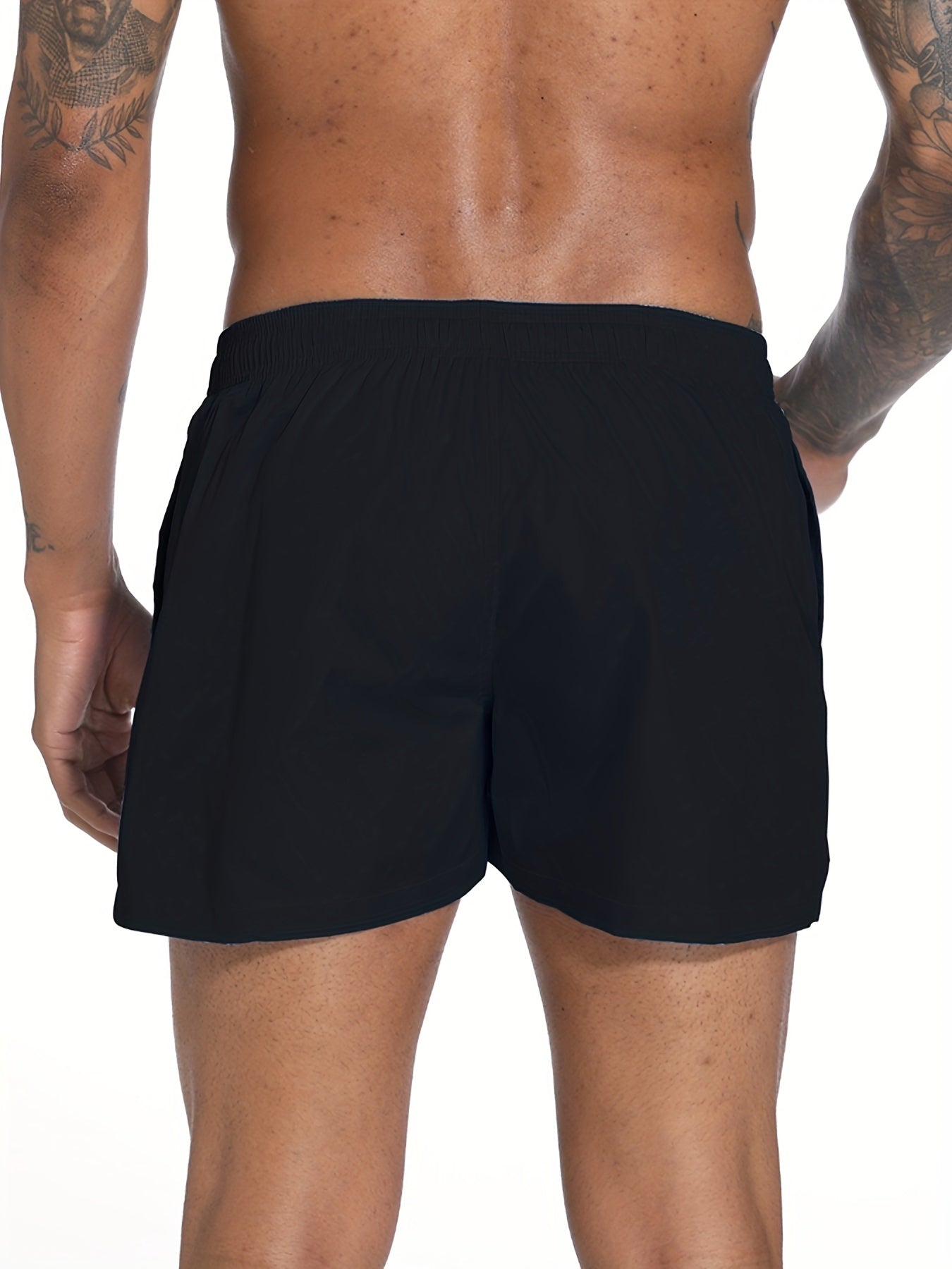 Men's Quick Drying Hawaiian Board Shorts with Mesh Lining & Pockets