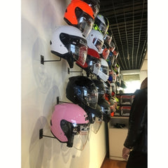 Wall Mounted Helmet Display Stand Motorcycle Helmet Holder Accessories Rack