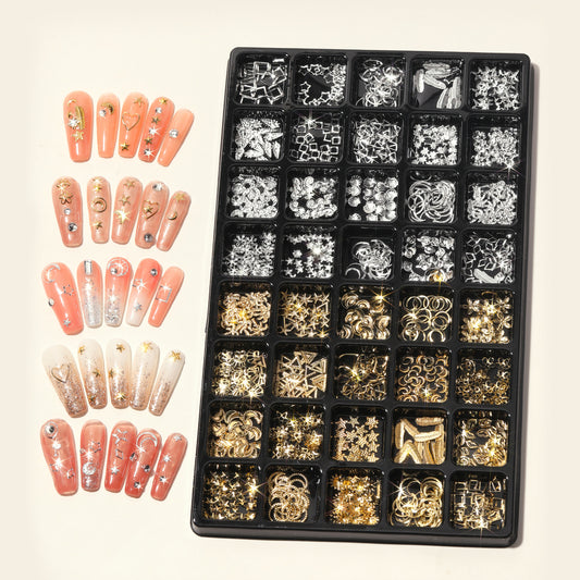 40 Cells Nail Art Decoration Storage Box